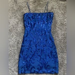 Windsor Blue Homecoming Dress